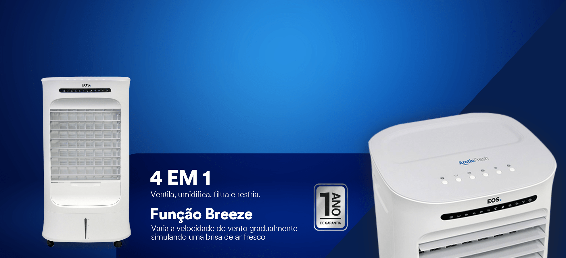 Climatizador de Ar EOS 4 em 1 Arctic Fresh 10L ECL100D