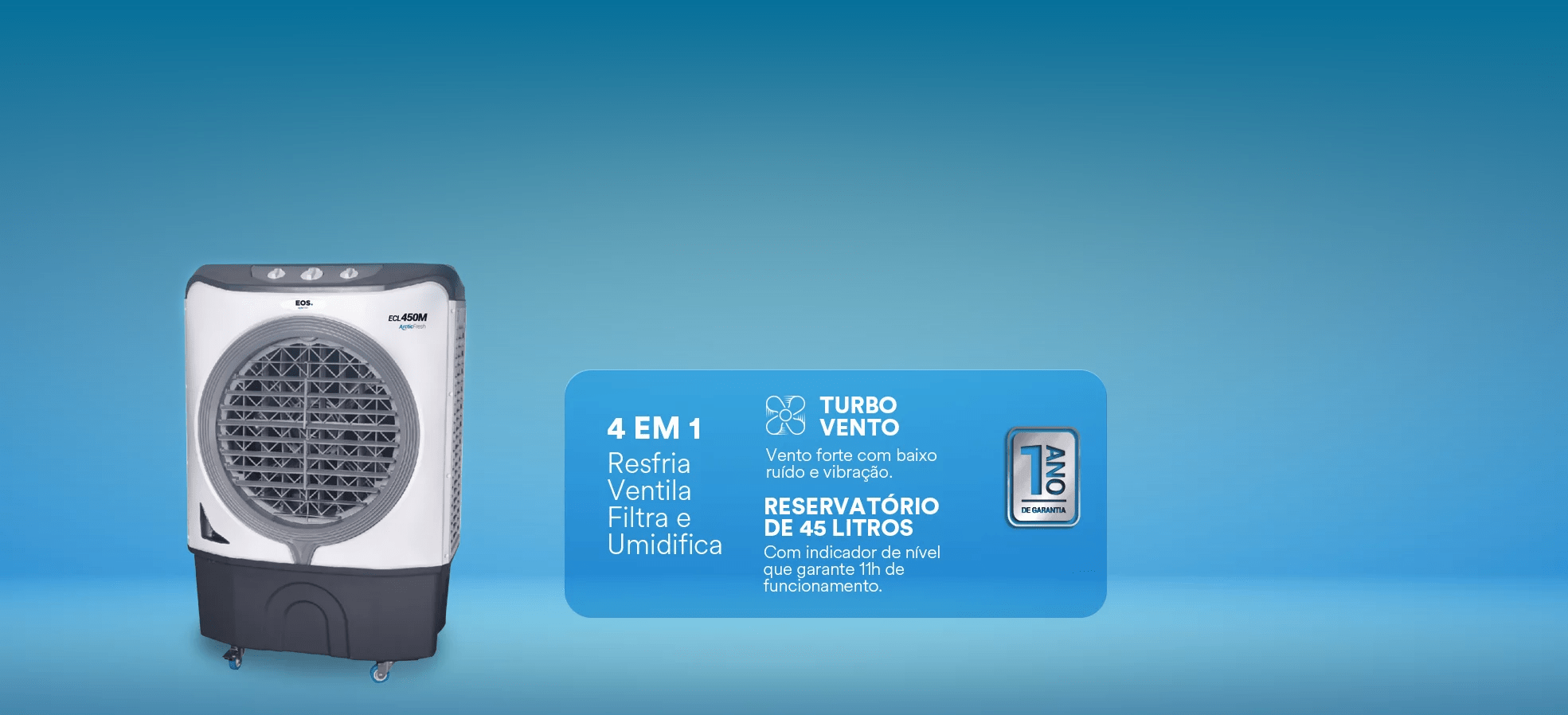 Climatizador de Ar EOS 45L Profissional Arctic Fresh ECL450M
