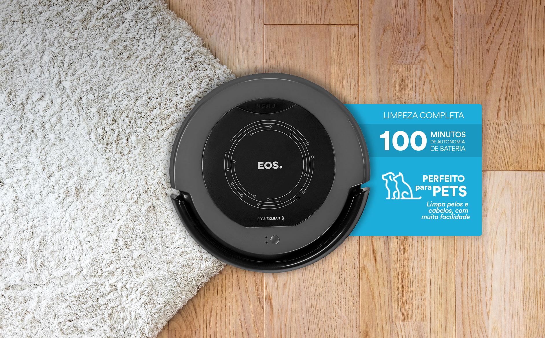Robô Aspirador de Pó EOS Smart Clean EAR01T Bivolt