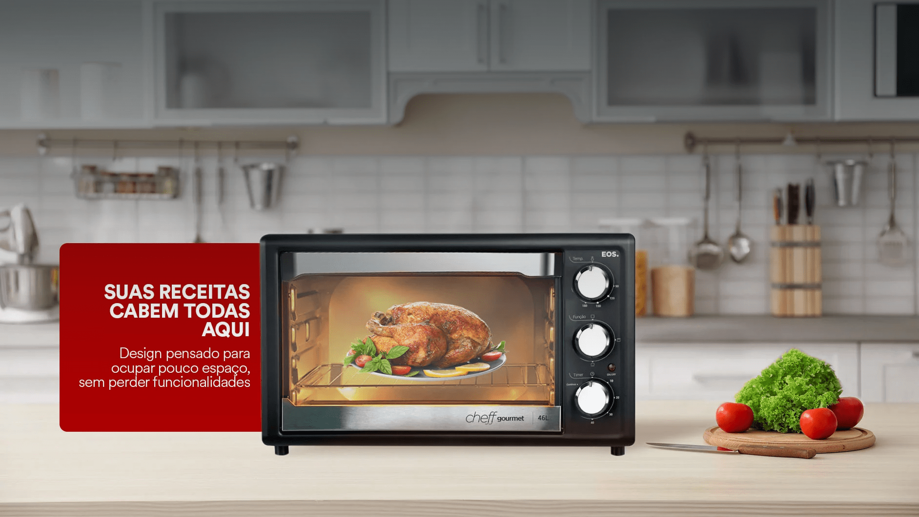Forno Elétrico 46L EOS 1800W EFE46PP