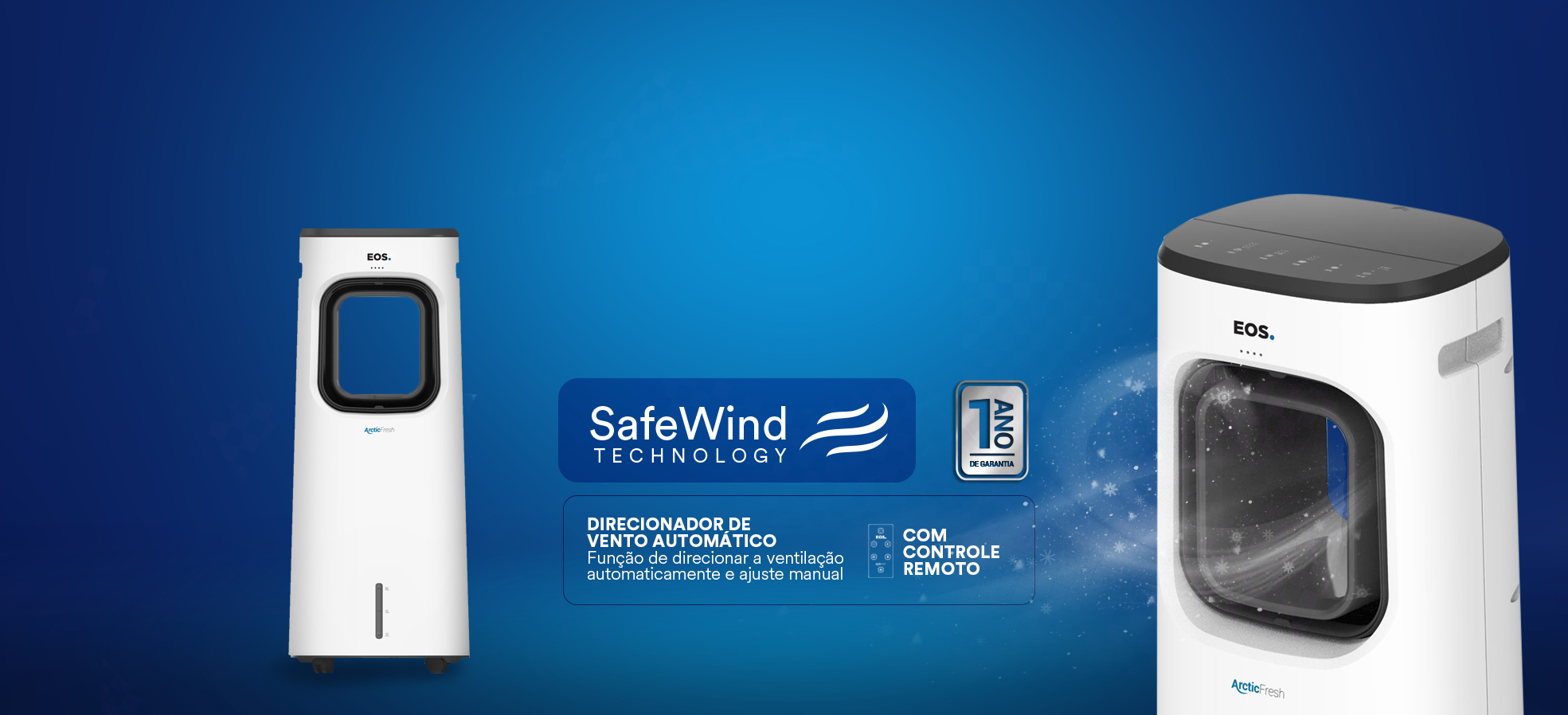 Climatizador de Ar EOS 3,5L 3 em 1 Arctic Fresh ECL30D