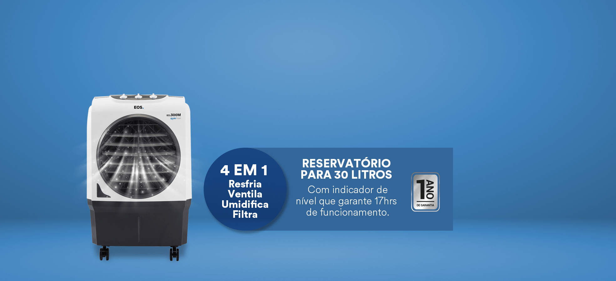 Climatizador de Ar EOS 30L Profissional Arctic Fresh ECL300M