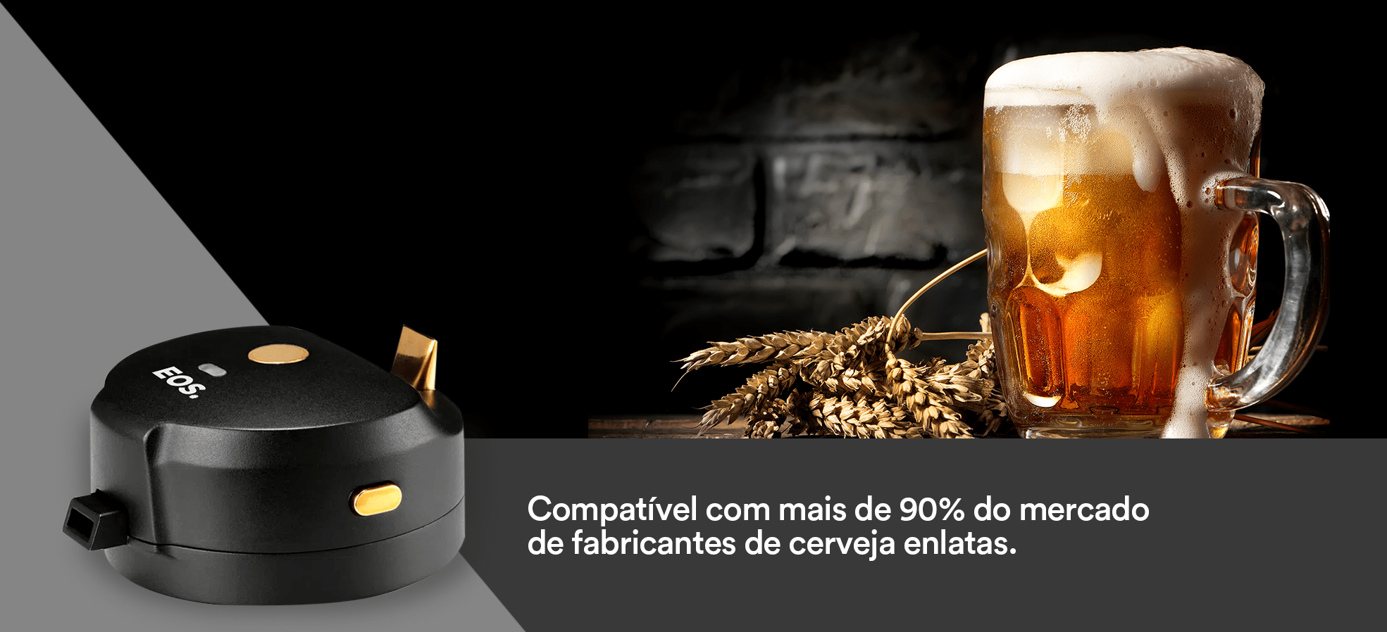 Chopeira Portátil EOS Bierhaus Ultrassônica para Latas ECP01L