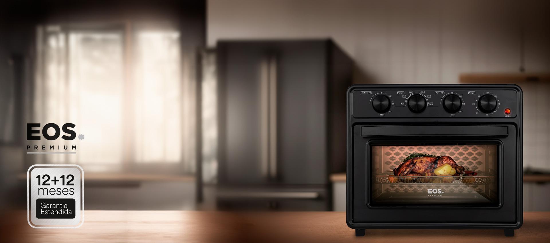 Fritadeira Air Fryer Oven EOS 35 Litros Premium All Black EAF35AP