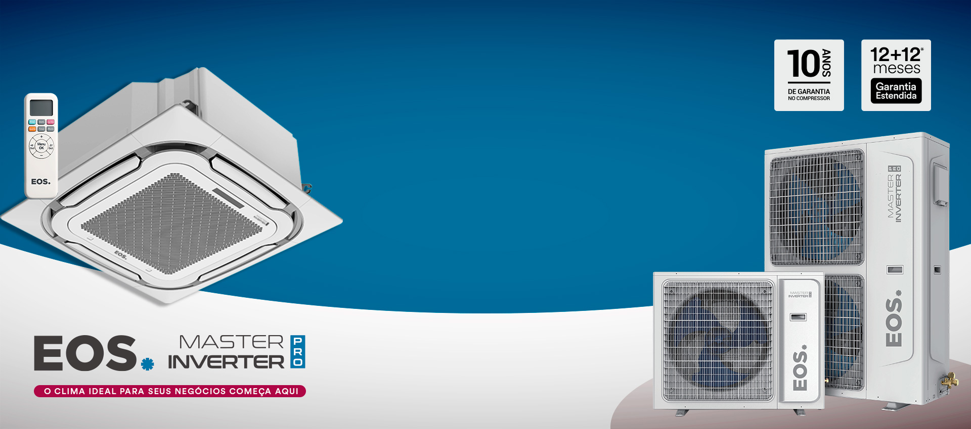 Ar Condicionado Split Cassete Frio EOS Master Inverter Pro